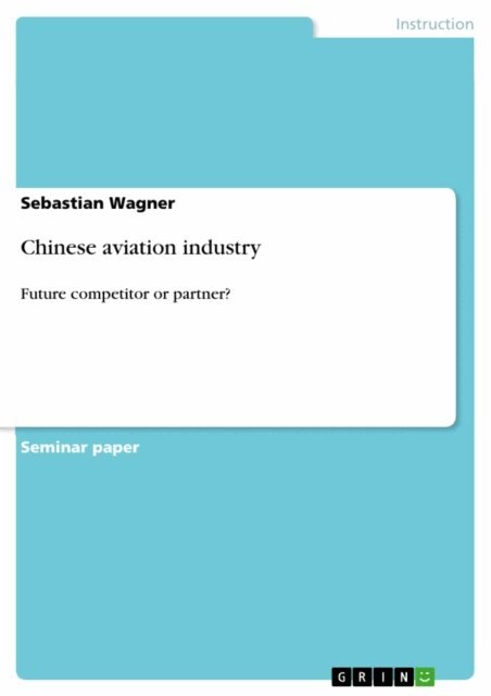 Sebastian Wagner - Chinese aviation industry, E-bok