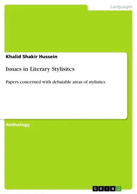 Khalid Shakir Hussein - Issues in Literary Stylisitcs, E-bok. Tillgänglighet: Lägg i varukorg