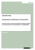 Kooperative Lernformen im Unterricht