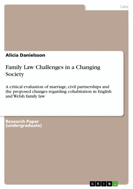 Alicia Danielsson - Family Law Challenges in a Changing Society, E-bok
