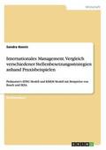 Internationales Management. Vergleich verschiedener Stellenbesetzungsstrategien anhand Praxisbeispielen