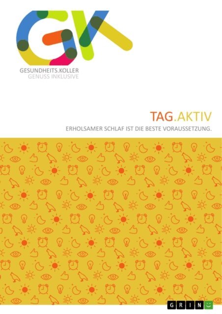 Andreas Koller - Tag.Aktiv. Erholsamer Schlaf ist die beste Voraussetzung, E-bok