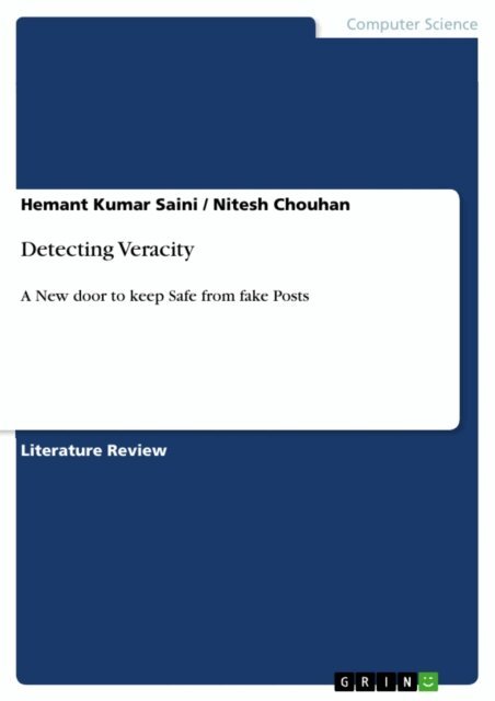 Nitesh Chouhan, Hemant Kumar Saini - Detecting Veracity, E-bok