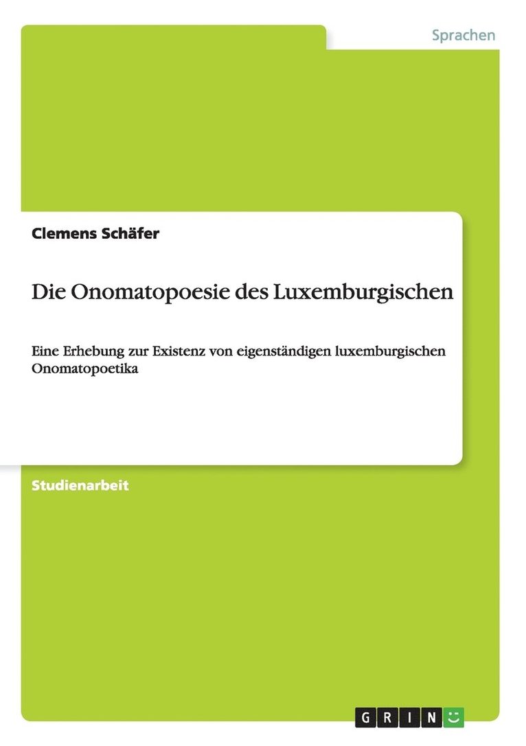 Onomatopoesie des Luxemburgischen