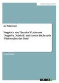 Vergleich von Theodor W. Adornos "Negative Dialektik" und Gaston Bachelards "Philosophie des Nein"