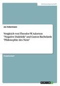 Vergleich von Theodor W. Adornos Negative Dialektik und Gaston Bachelards Philosophie des Nein