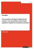 Ausnahme als Regel. Vergleichende Analyse von Carl Schmitts und Giorgio Agambens Begriff des Ausnahmezustandes
