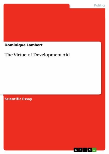 Dominique Lambert - Virtue of Development Aid, E-bok