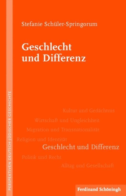 Stefanie Schuler-Springorum - Geschlecht und Differenz, E-bok