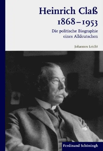 Johannes Leicht - Heinrich Claß 1868-1953, E-bok. Tillgänglighet: Lägg i varukorg