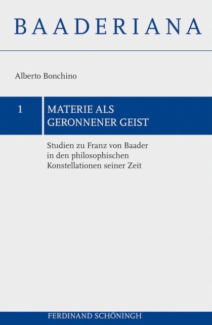 Alberto Bonchino - Materie als geronnener Geist, E-bok