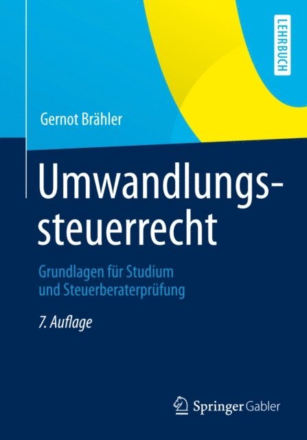 Gernot Brahler - Umwandlungssteuerrecht, E-bok