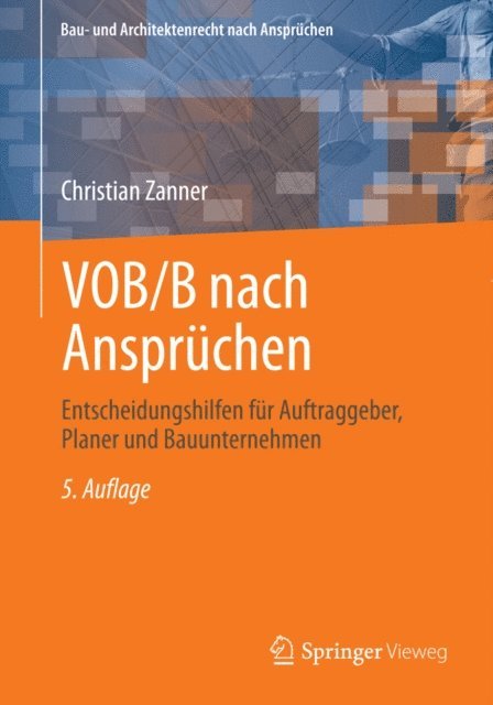 Christian Zanner - VOB/B nach Ansprüchen, E-bok