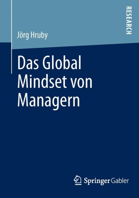 Jorg Hruby - Das Global Mindset von Managern, E-bok
