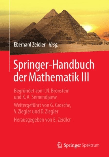 Eberhard Zeidler - Springer-Handbuch der Mathematik III, E-bok