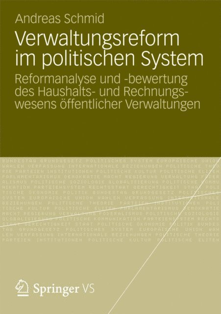 Andreas Schmid - Verwaltungsreform im politischen System, E-bok