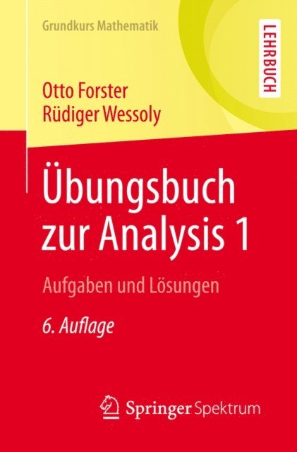 Rudiger Wessoly, Otto Forster - Übungsbuch zur Analysis 1, E-bok