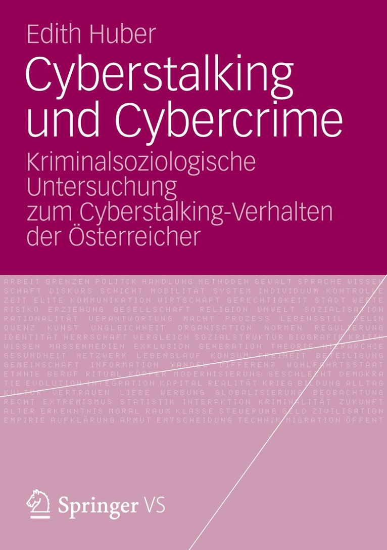 Edith Huber - Cyberstalking und Cybercrime, Häftad