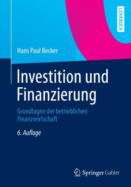 Hans Paul Becker - Investition und Finanzierung, E-bok. Tillgänglighet: Lägg i varukorg
