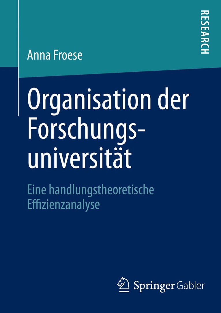 Anna Froese - Organisation der Forschungsuniversität, Häftad