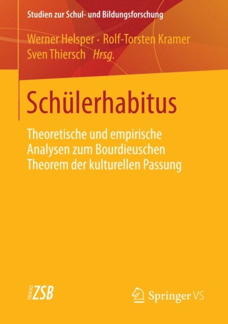 Sven Thiersch, Rolf-Torsten Kramer, Werner Helsper - Schülerhabitus, E-bok