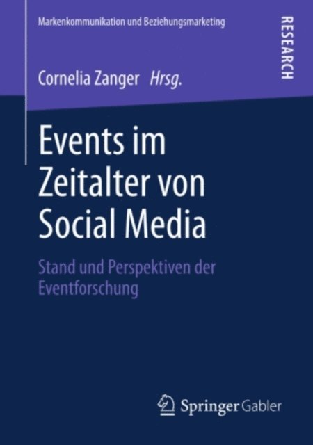 Cornelia Zanger - Events im Zeitalter von Social Media, E-bok