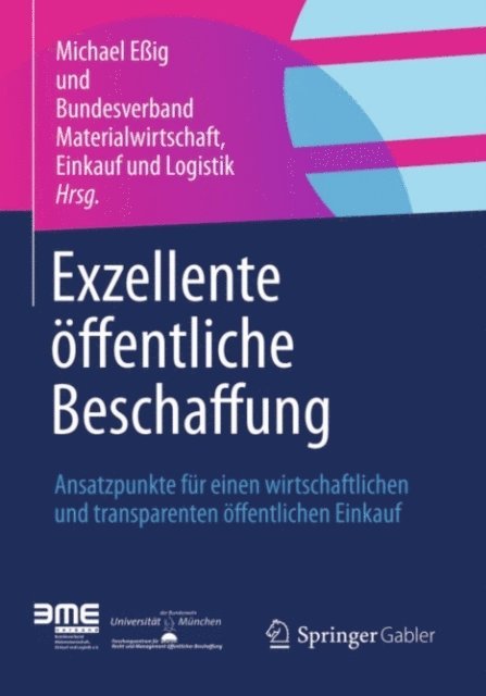 Einkau Bundesverband Materialwirtschaft, Michael Essig - Exzellente öffentliche Beschaffung, E-bok