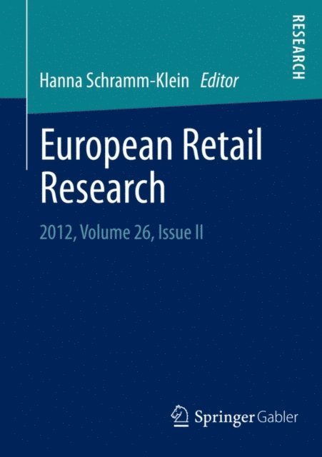 Hanna Schramm-Klein - European Retail Research, E-bok