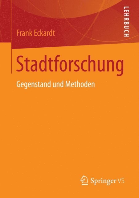 Frank Eckardt - Stadtforschung, E-bok