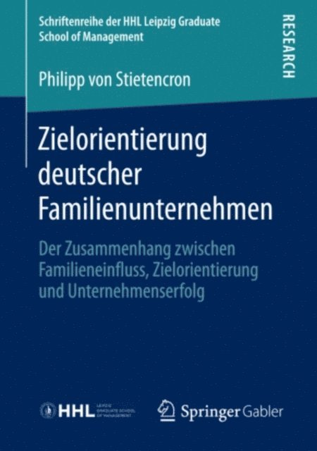 Philipp Stietencron - Zielorientierung deutscher Familienunternehmen, E-bok