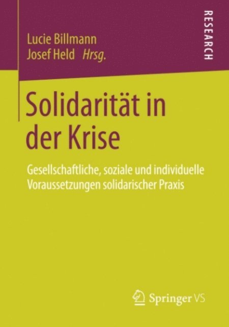 Josef Held, Lucie Billmann - Solidarität in der Krise, E-bok