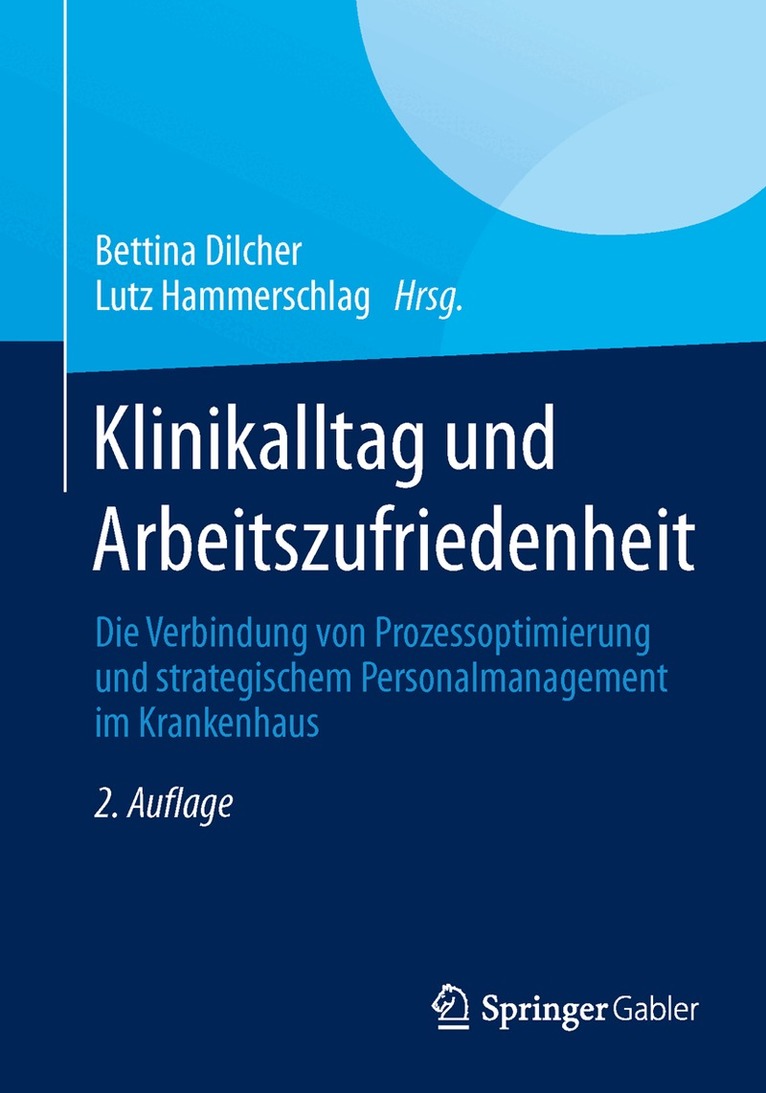 Bettina Dilcher, Lutz Hammerschlag - Klinikalltag und Arbeitszufriedenheit, Häftad