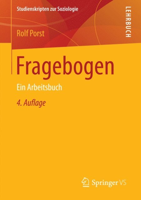 Rolf Porst - Fragebogen, E-bok