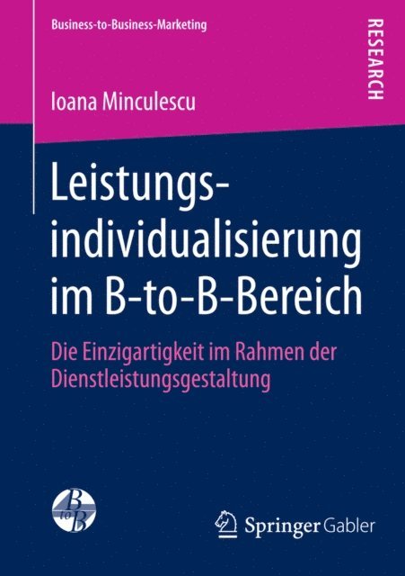 Ioana Minculescu - Leistungsindividualisierung im B-to-B-Bereich, E-bok