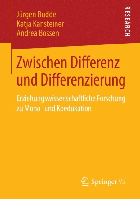 Andrea Bossen, Katja Kansteiner, Jurgen Budde - Zwischen Differenz und Differenzierung, E-bok