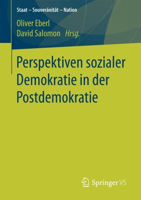 David Salomon, Oliver Eberl - Perspektiven sozialer Demokratie in der Postdemokratie, E-bok