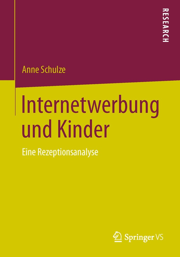 Anne Schulze - Internetwerbung und Kinder, Häftad
