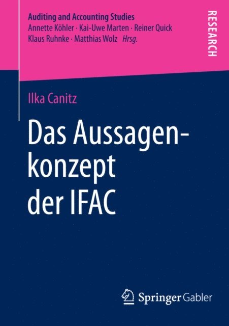 Ilka Canitz - Das Aussagenkonzept der IFAC, E-bok