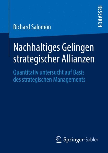 Richard Salomon - Nachhaltiges Gelingen strategischer Allianzen, E-bok