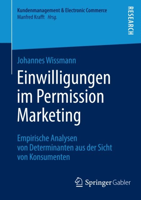 Johannes Wissmann - Einwilligungen im Permission Marketing, E-bok