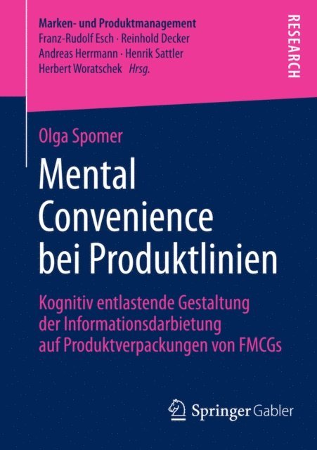 Olga Spomer - Mental Convenience bei Produktlinien, E-bok