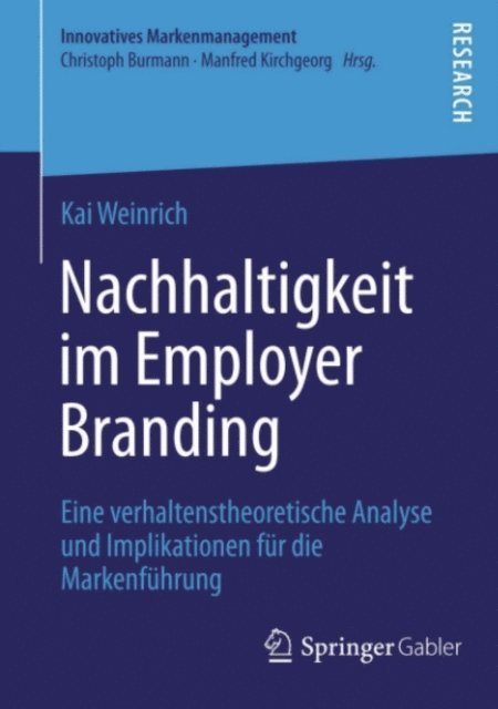 Kai Weinrich - Nachhaltigkeit im Employer Branding, E-bok