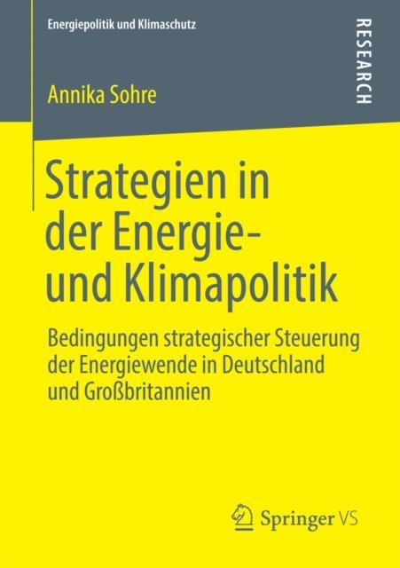 Annika Sohre - Strategien in der Energie- und Klimapolitik, E-bok
