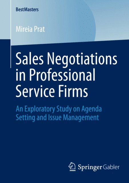 Mireia Prat - Sales Negotiations in Professional Service Firms, E-bok
