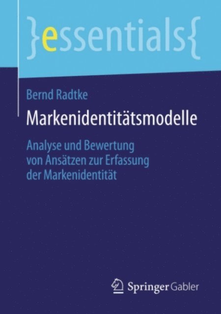 Bernd Radtke - Markenidentitätsmodelle, E-bok