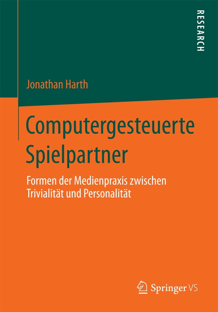 Jonathan Harth - Computergesteuerte Spielpartner, Häftad