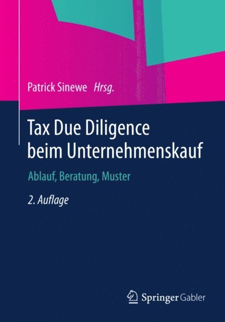 Patrick Sinewe - Tax Due Diligence beim Unternehmenskauf, E-bok
