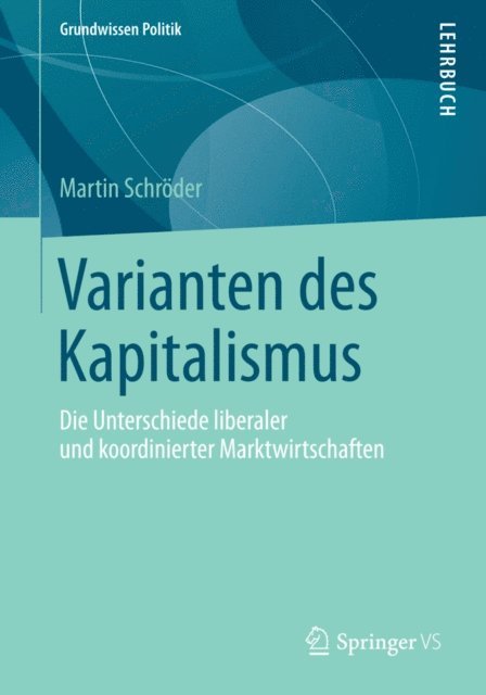 Martin Schroder - Varianten des Kapitalismus, E-bok