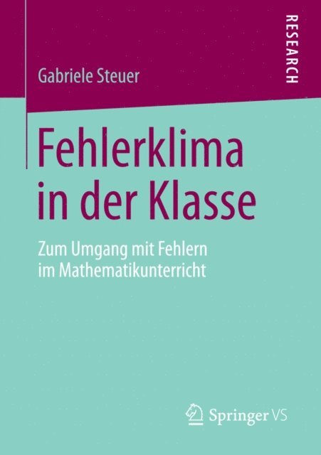 Gabriele Steuer - Fehlerklima in der Klasse, E-bok