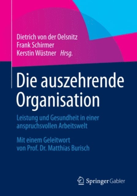 Kerstin Wustner, Frank Schirmer, Dietrich von der Oelsnitz - Die auszehrende Organisation, E-bok